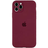 Чохол Silicone Case Full camera для iPhone 12/12Pro Plum