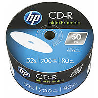 Диск CD HP CD-R 700MB 52X IJ PRINT 50шт (69301/CRE00070WIP-3)