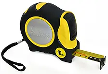 Рулетка, прогумований корпус, автофіксатор, магніт, нейл покр. 5м/25мм S-line, (15-203)