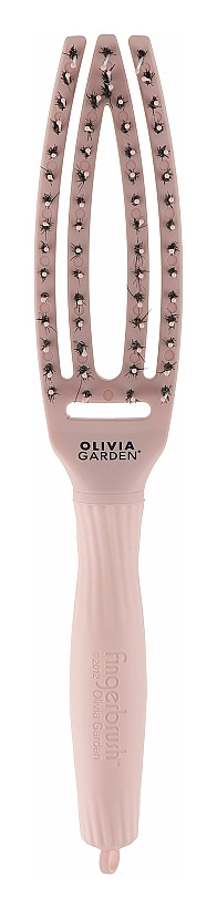 Щітка масажна Olivia Garden Fingerbrush Combo Pastel Pink Small, фото 1