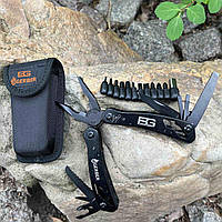 Мультитул інструмент із насадками Gerber 21в1 (плоскогубці, викрутка, кусачки, ніж)