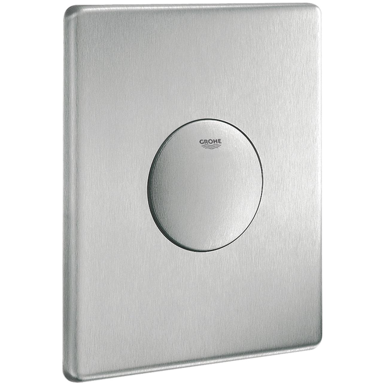 Кнопка зливу для інсталяції GROHE одинарна матована сатин 112415 38672SD0, фото 1