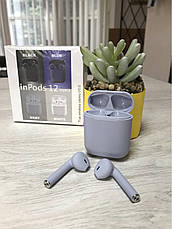 Бездротові Сенсорні навушники inPods 12 Grey, фото 3