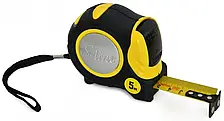 Рулетка, прогумований корпус, автофіксатор, магніт, нейл покр. 3м/16мм S-line, (15-201)