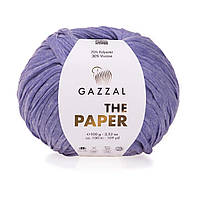 Gazzal THE PAPER (Пейпер) № 3952 бузковий (Пряжа віскоза, нитки для в'язання)