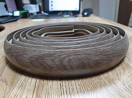 Радіусний поріжок шириною 40 мм Ideal, 3,0 м Дуб капучіно