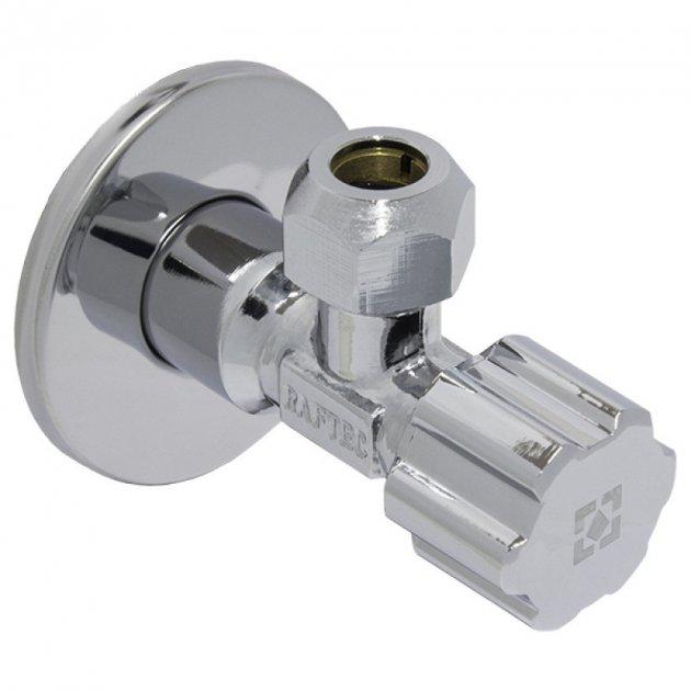 Кран кутовий Raftec Silver 1/2"x3/8" Ø10 VBE01005, фото 1