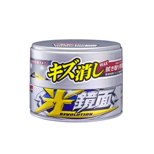 Віск-антицарапин для світлих автомобілів SOFT99 Scratch Clear Wax Mirror Finish Silver