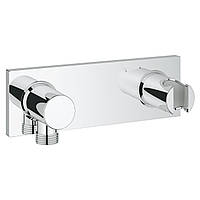 Шланговое подключение GROHE Grohtherm F 27621000 с держателем для лейки латунное хром