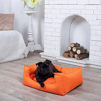 Лежанка для собаки Класик оранжевая,60 х 45 см