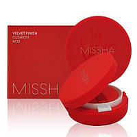 Тональный кушон с матовым финишем MISSHA Velvet Finish Cushion (SPF50+/PA+++) 15g №23