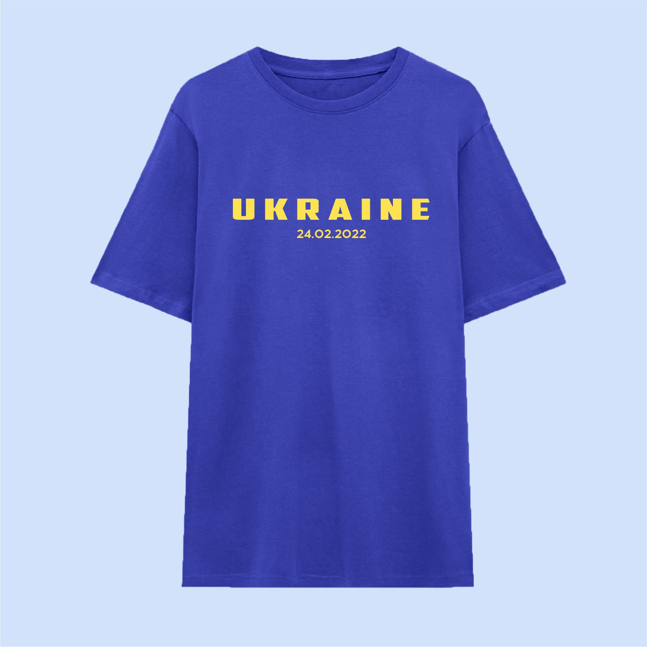 Футболка Ukraine 24.02.2022 Синя Розмір