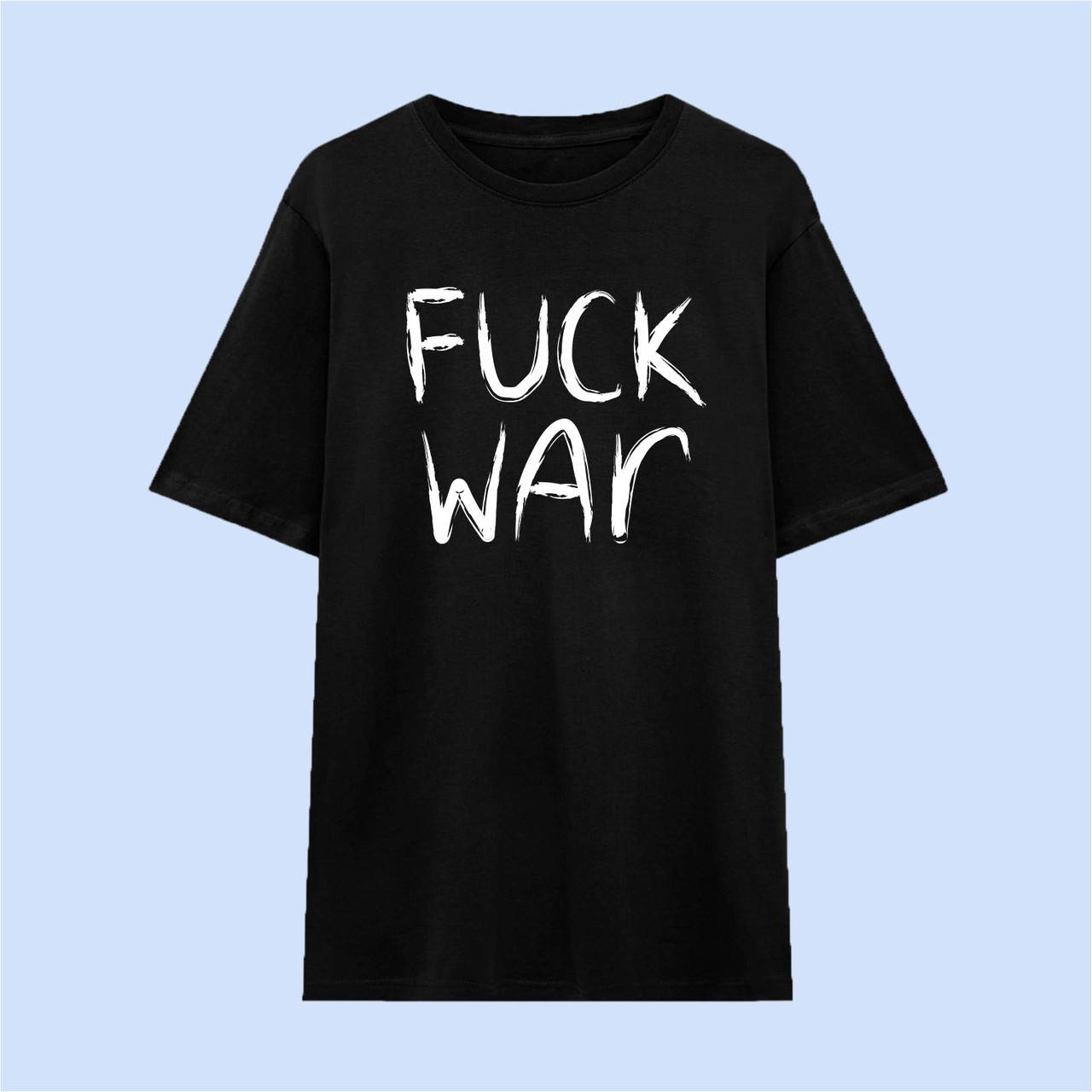 Футболка F**k war Чорна Розмір