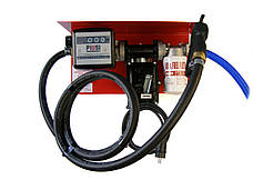 Міні Заправка 220В 50л/хв для перекачки бензину з насосом ЕХ50 і механічним лічильником PIUSI Італія, фото 2