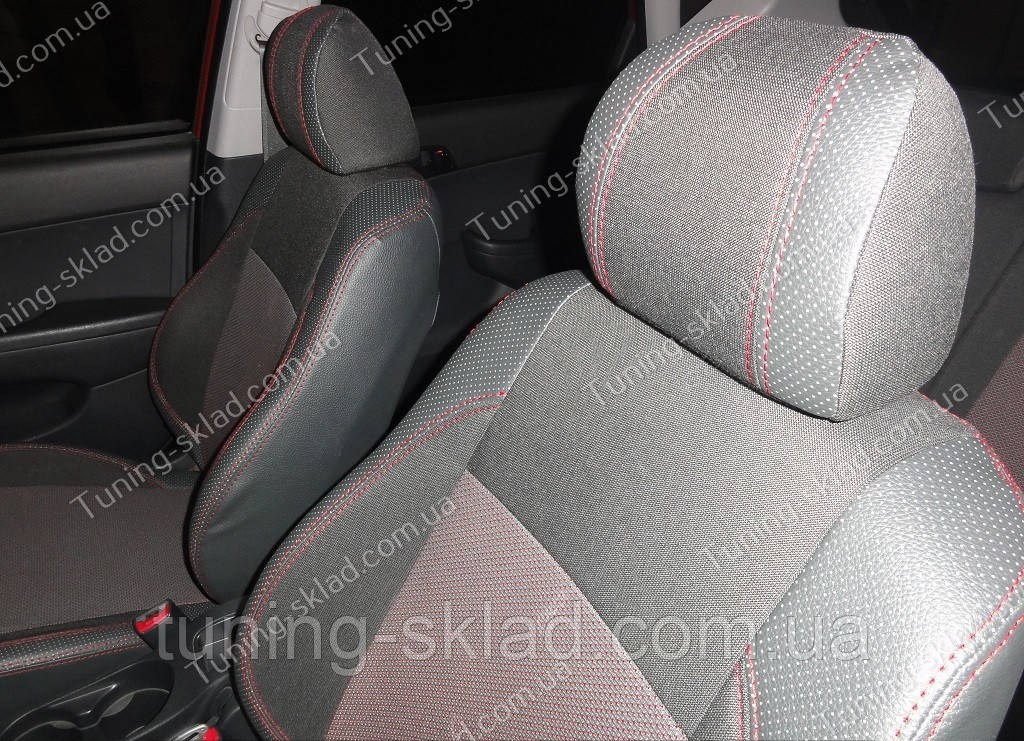 Чохли на сидіння Хендай I30 FD (чохли з екошкіри Hyundai I30 FD стиль Premium), фото 1