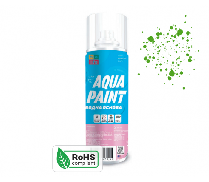 Фарба Belife Aqua Paint Premium зелена трава (А37), фото 1