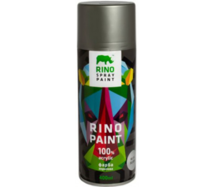 Фарба Rino Spray Paint Metallic срібло (RP-36), фото 1