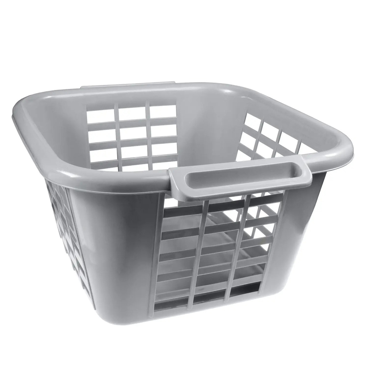 Кошик універсальний з ручками Addis 24 л із міцного пластику, Сірий, фото 1