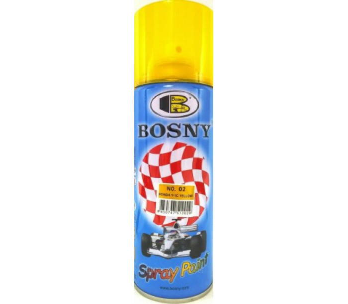 Лак тоніровочний Bosny Spray Paint жовтий (02), фото 1