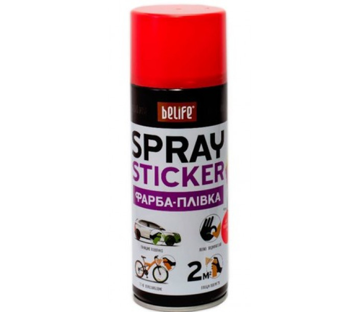 Фарба-плівка BeLife Spraysticker кораловий матовий (R1001), фото 1