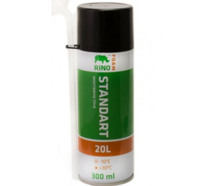 Всесезонна монтажна піна Rino Standart RF-300, фото 1