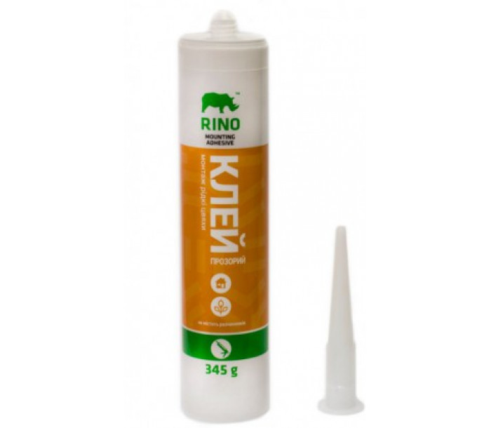 Універсальний акриловий монтажний клей Rino RG-A345, фото 1