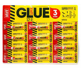 Цианакрилатний супер клей BeLife Super Glue (секунда), 3г