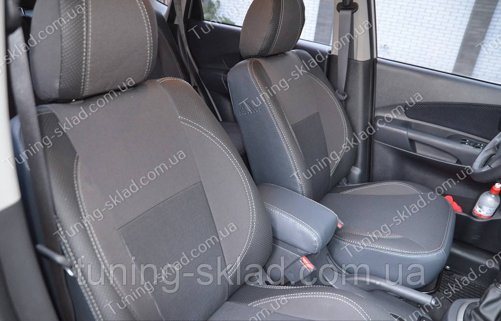 Чохли на сидіння Хенддай Туксон (чохли з екошкіри Hyundai Tucson стиль Premium), фото 1