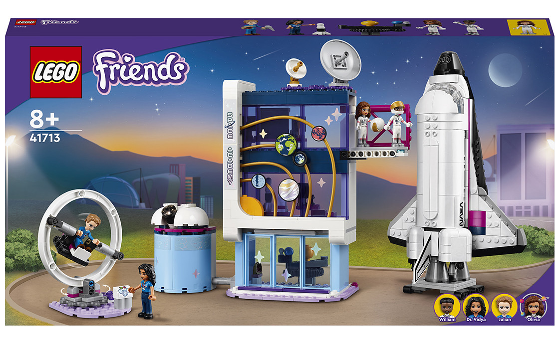 LEGO Friends Космічна академія Олівії 757 деталей (41713)