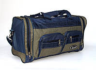 Дорожня сумка темно-синя 60 см.