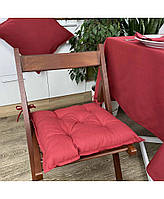 Мягкая Подушка на стул Бордо, холлофайбер 40х40 см Прованс
