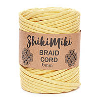 Трикотажний бавовняний шнур Shikimiki Braid Cord 6 мм, колір Жовтий