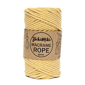 Еко шнур Shikimiki Rope 4mm, колір Банан