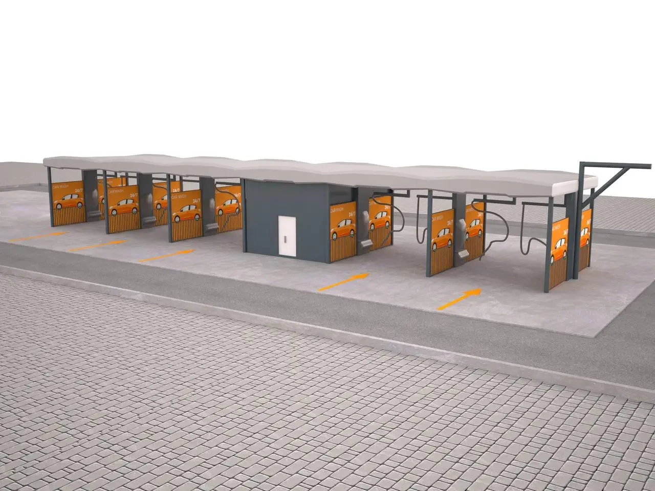 Мойка самообслуживания 6 постов под ключ, фото 1