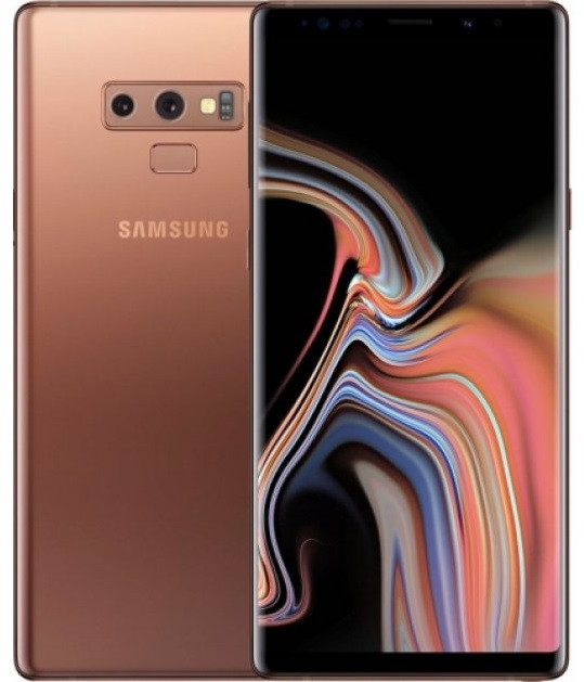 Смартфон Samsung Galaxy Note 9 N960FD Duos 6/128Gb Metallic Copper, Super AMOLED, 2сим Exynos Гарантія 12 місія