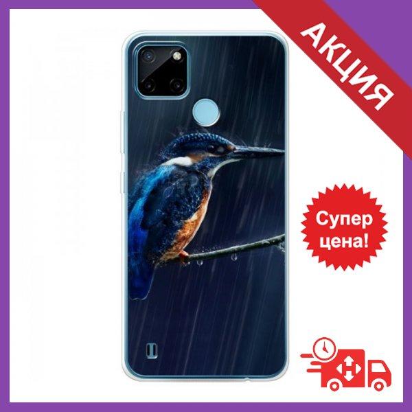 Чохол Арт птах для RealMe Realme C21Y / C25Y / Чохол Арт птах для RealMe Realme C21Y / C25Y / Бампер з принтом для RealMe Realme