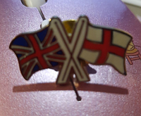 Піктограма брош брошка пін сувенір британський прапор і національний АНГЛІЇ метал