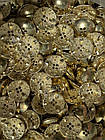 Гудзики золоті металеві 20мм, фото 4
