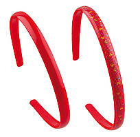 Обруч для волосся Серце та блиск червоний TITANIA 7896 GIRL