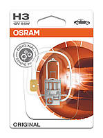 Автомобильная галогенная лампа OSRAM H3 12V 55W ORIGINAL