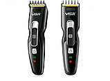 Машинка для стриження волосся акумуляторна VGR V-040 6 Вт, фото 2