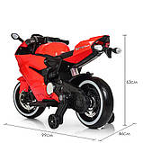 Електромотоцикл Дукатт Ducati M 4104 EL, Червоний, фото 5