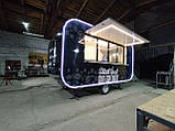 Торговий причіп "Каліфорнія" 3.5 м. (1-осний). Під кав'ярню та фаст-фуд., фото 2