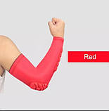 Налокітник компресійний для баскетболу, волейболу, рукав спортивний XL, фото 2