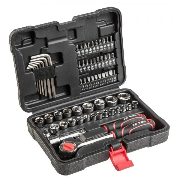Набір торцевих гайкових ключів Top Tools 38D515 3/8, 63 од.