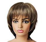 Перука русява коротка з чубчиком з меліруванням, фото 2