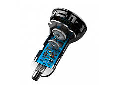 Автомобільний зарядний пристрій в прикурювач Baseus USB + Type-C 45 W Сірий (TZCCBX-C0G), фото 6