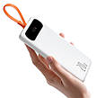 УМБ Power Bank (зовнішній акумулятор) Baseus Block Digital Bank 10000 мАг Білий (PPBLK-02), фото 8