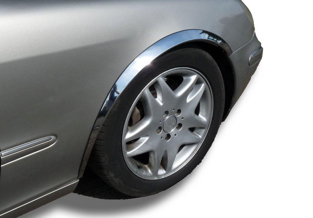 Накладки на арки (4 шт, нерж) для Mercedes S-сlass W220 від VLF комп., фото 1