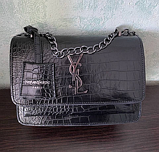 Жіноча сумка YSL на ланцюжку, 23×18 см, 931020